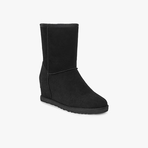 Ugg Classic Femme Short Klassiska Stövlar Dam Svarta (582314WKQ)